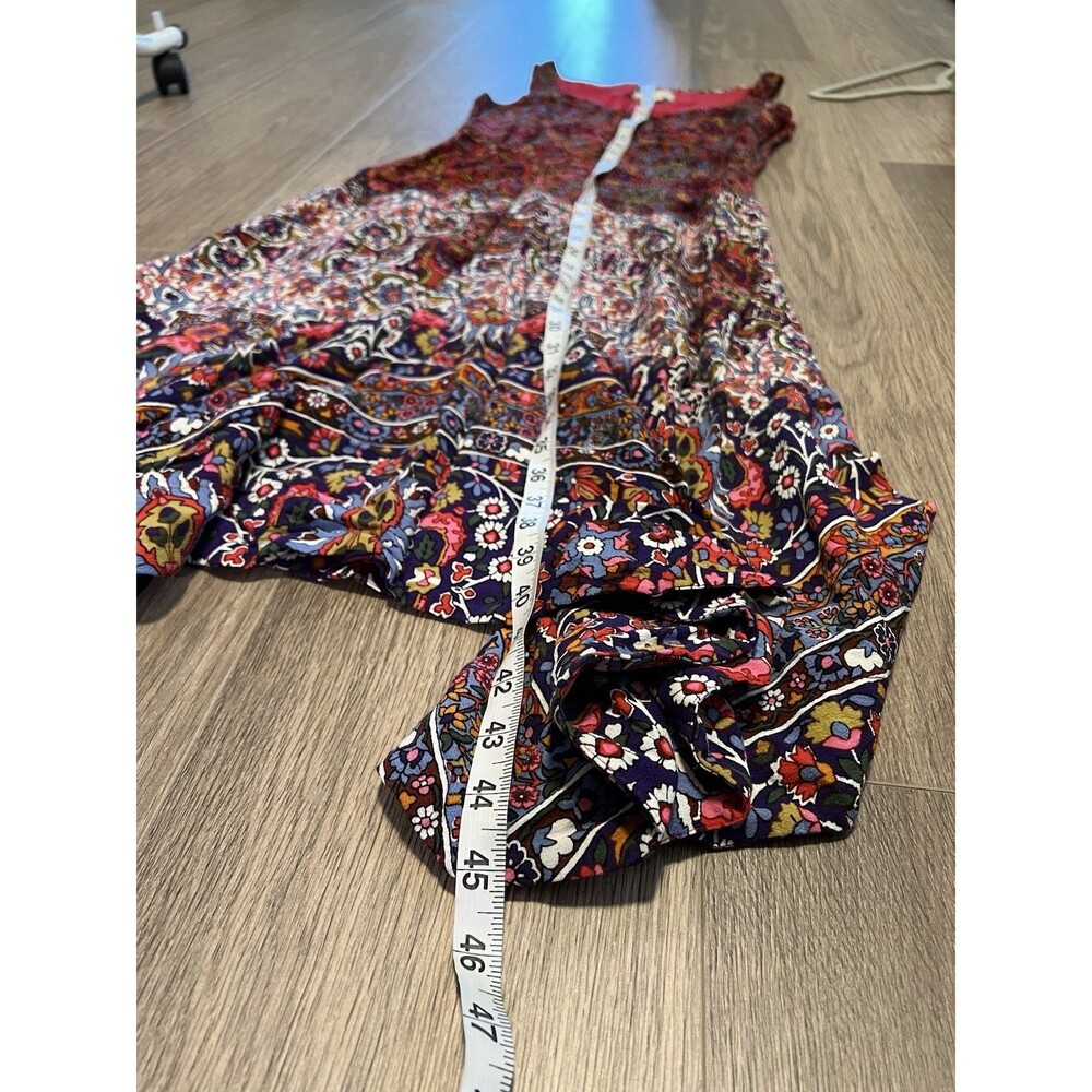 Maeve for Anthro Violette Sleeveless Tank Midi Dress Boho Women's 6 Floral Print - Picture 13 of 16